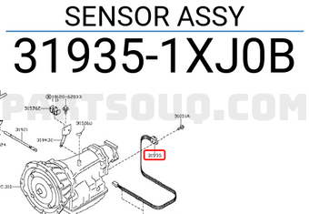 Nissan 319351XJ0B SENSOR ASSY