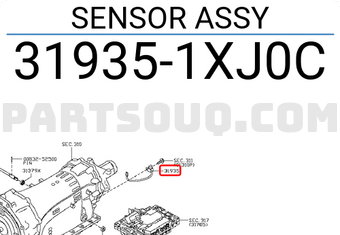 Nissan 319351XJ0C SENSOR ASSY