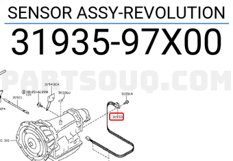 Nissan 3193597X00 SENSOR ASSY-REVOLUTION
