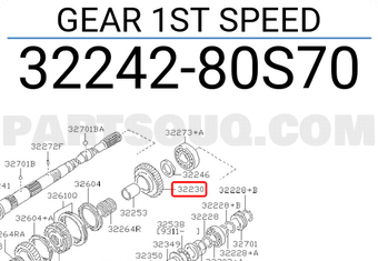 Nissan 3224280S70 GEAR 1ST SPEED