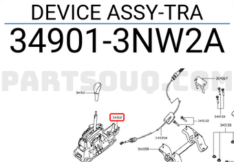 Nissan 349013NW2A DEVICE ASSY-TRA