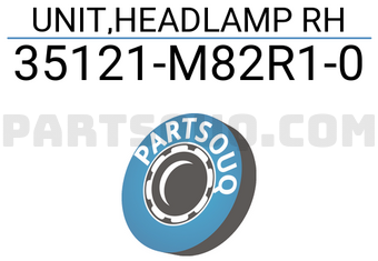 Nissan 35121M82R10 UNIT,HEADLAMP RH