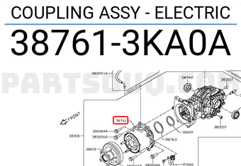 Nissan 387613KA0A COUPLING ASSY - ELECTRIC