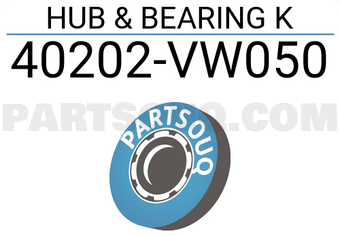 Nissan 40202VW050 HUB & BEARING K