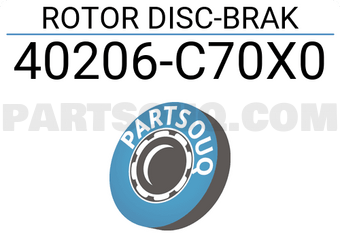 Nissan 40206C70X0 ROTOR DISC-BRAK