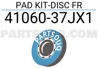 Nissan 4106037JX1 PAD KIT-DISC FR