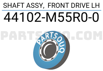 Nissan 44102M55R00 SHAFT ASSY, FRONT DRIVE LH