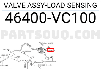 Nissan 46400VC100 VALVE ASSY-LOAD SENSING