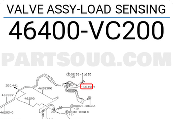 Nissan 46400VC200 VALVE ASSY-LOAD SENSING