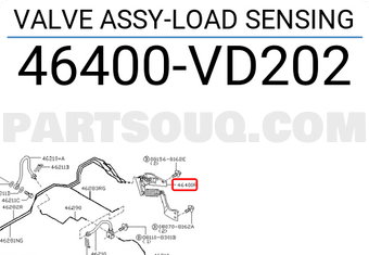 Nissan 46400VD202 VALVE ASSY-LOAD SENSING
