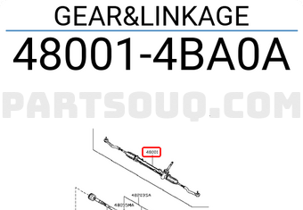 Nissan 480014BA0A GEAR&amp;LINKAGE