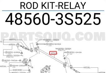Nissan 485603S525 ROD KIT-RELAY