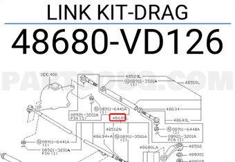 Nissan 48680VD126 LINK KIT-DRAG