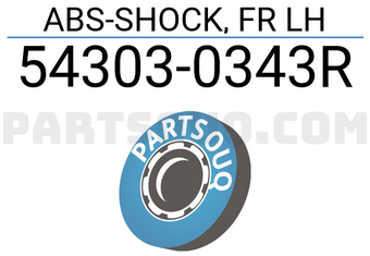 Nissan 543030343R ABS-SHOCK, FR LH