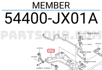 Nissan 54400JX01A MEMBER
