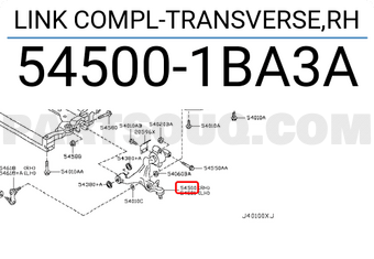 Nissan 545001BA3A LINK COMPL-TRANSVERSE,RH