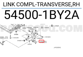 Nissan 545001BY2A LINK COMPL-TRANSVERSE,RH