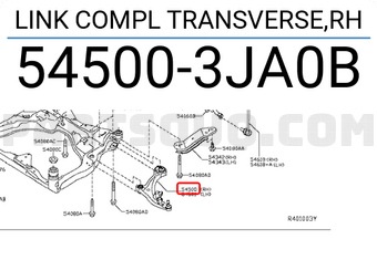 Nissan 545003JA0B LINK COMPL TRANSVERSE,RH