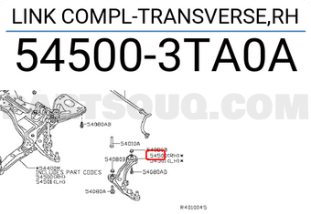 Nissan 545003TA0A LINK COMPL-TRANSVERSE,RH