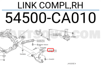 Nissan 54500CA010 LINK COMPL,RH
