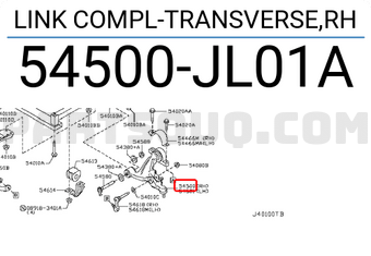 Nissan 54500JL01A LINK COMPL-TRANSVERSE,RH