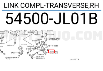 Nissan 54500JL01B LINK COMPL-TRANSVERSE,RH