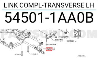 Nissan 545011AA0B LINK COMPL-TRANSVERSE LH