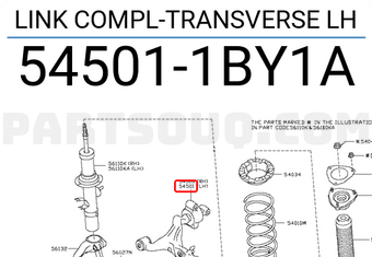 Nissan 545011BY1A LINK COMPL-TRANSVERSE LH