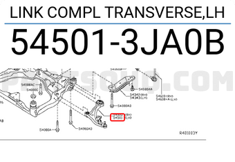 Nissan 545013JA0B LINK COMPL TRANSVERSE,LH