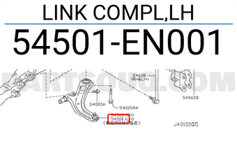 Nissan 54501EN001 LINK COMPL,LH