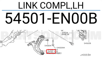 Nissan 54501EN00B LINK COMPL,LH