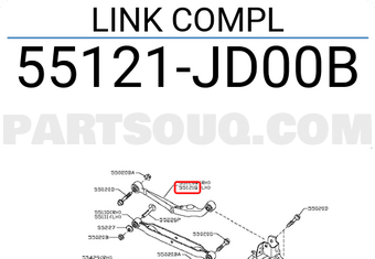 Nissan 55121JD00B LINK COMPL