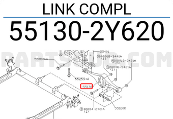 Nissan 551302Y620 LINK COMPL