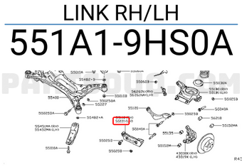 Nissan 551A19HS0A LINK RH/LH