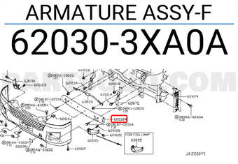 Nissan 620303XA0A ARMATURE ASSY-F