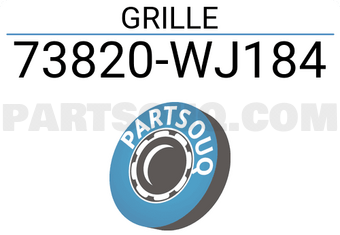 Nissan 73820WJ184 GRILLE