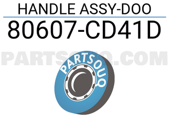 Nissan 80607CD41D HANDLE ASSY-DOO