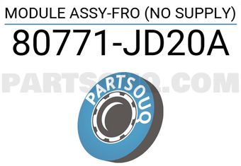 Nissan 80771JD20A MODULE ASSY-FRO (NO SUPPLY)