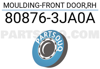 Nissan 808763JA0A MOULDING-FRONT DOOR,RH