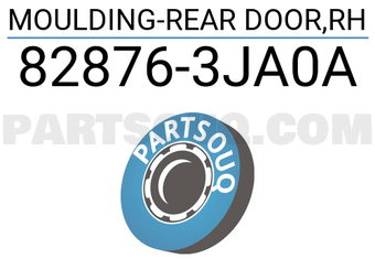 Nissan 828763JA0A MOULDING-REAR DOOR,RH