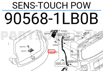Nissan 905681LB0B SENS-TOUCH POW