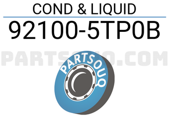 Nissan 921005TP0B COND & LIQUID