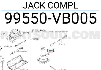 Nissan 99550VB005 JACK COMPL