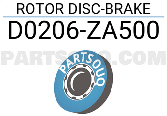 Nissan D0206ZA500 ROTOR DISC-BRAKE
