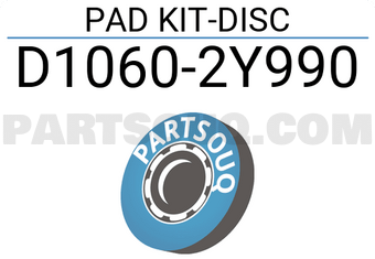 Nissan D10602Y990 PAD KIT-DISC