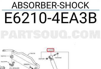 Nissan E62104EA3B ABSORBER-SHOCK