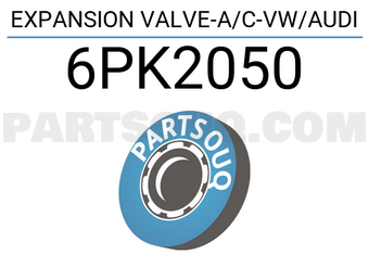 Nissens 6PK2050 EXPANSION VALVE-A/C-VW/AUDI