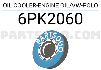 Nissens 6PK2060 OIL COOLER-ENGINE OIL/VW-POLO