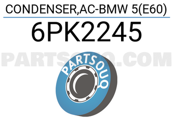 Nissens 6PK2245 CONDENSER,AC-BMW 5(E60)