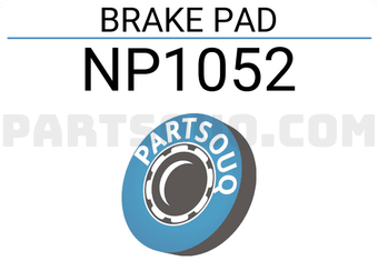 Nisshinbo NP1052 BRAKE PAD